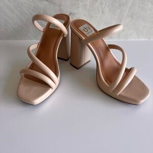 DV by Dolce Vita Women's Nude Strappy Heels